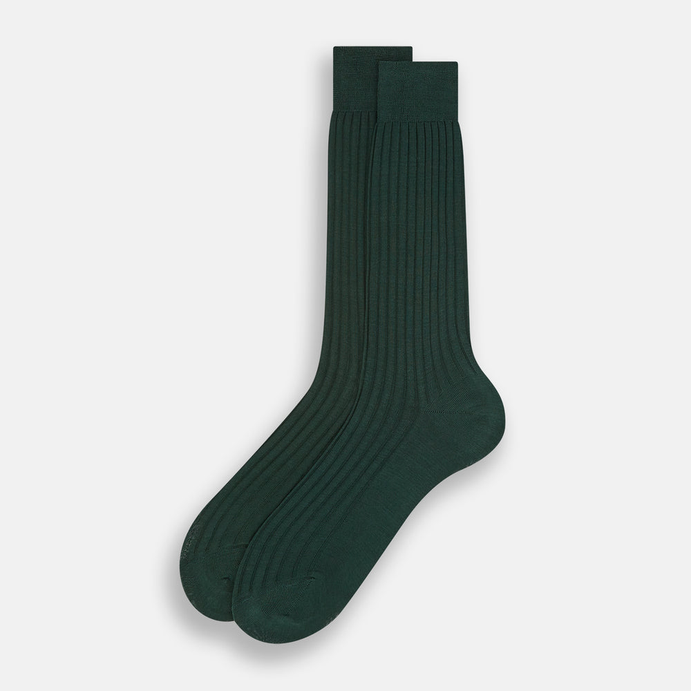 Olive Mid-Length Socks