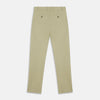 Beige Cotton Blend Manson Trousers