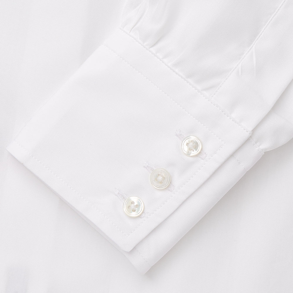 White Cotton Tailored Bianca Shirt Turnbull & Asser US White Cotton Tailored Bianca Shirt Turnbull & Asser US