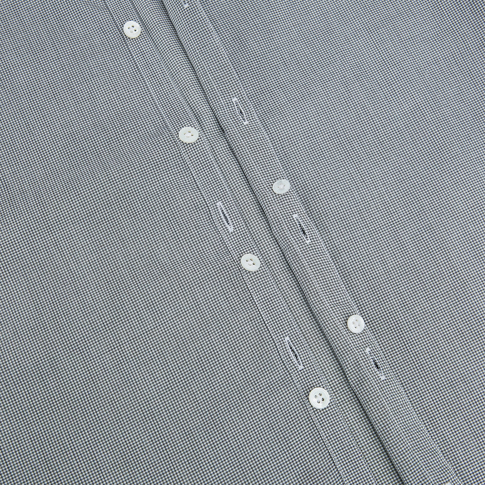 Grey and White Micro Check Westminster Shirt