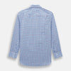 View 3 of product Blue and Burgundy Windowpane Mayfair Shirt