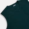 View 2 of product Moss Green Cashmere V-Neck Vest