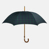 View 1 of product Black Watch Tartan Traveller Umbrella with Malacca Crook Handle