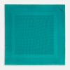 View 4 of product Petrol Green Dot Silk Pocket Square