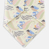 View 4 of product Cream Multi Bloomsbury-Inspired Pattern Silk Tie