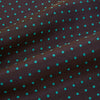 View 4 of product Blue and Dark Brown Micro Dot Silk Cravat