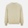 View 3 of product Ivory Cashmere V-Neck Jumper