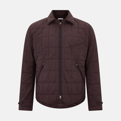 Battersea Burgundy Quilted Jacket