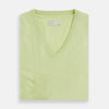 View 4 of product Pistachio Cashmere V-neck Jumper