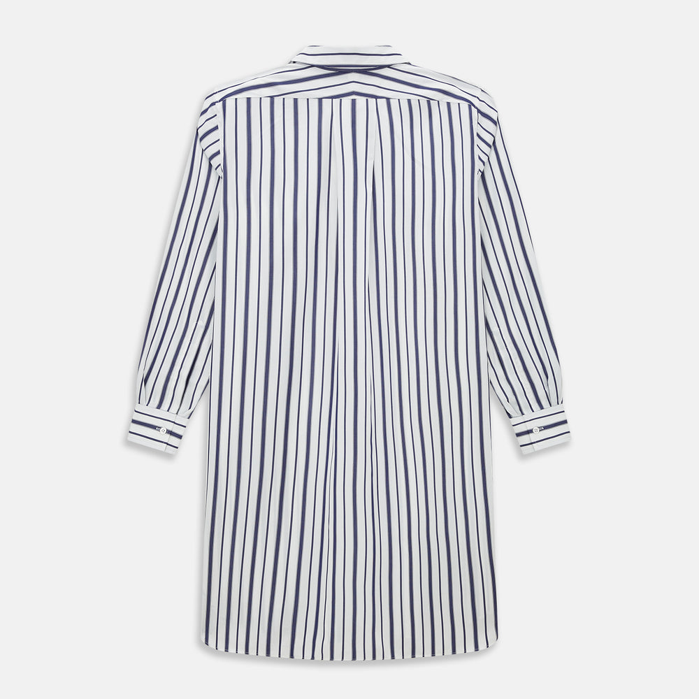 Navy Double Stripe Quarzo Nightshirt