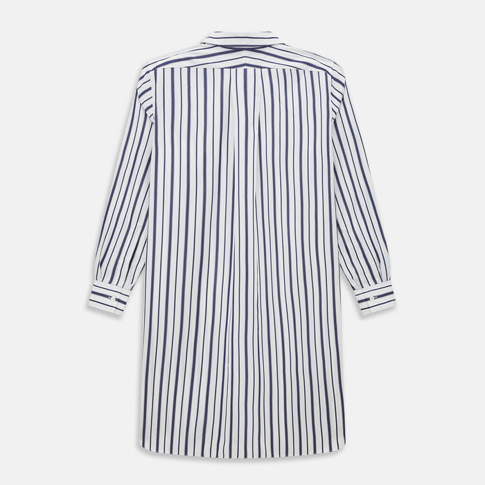 Navy Double Stripe Quarzo Nightshirt Image 2