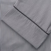 View 4 of product Black Candy Stripe Cotton Hyde Pyjama Set