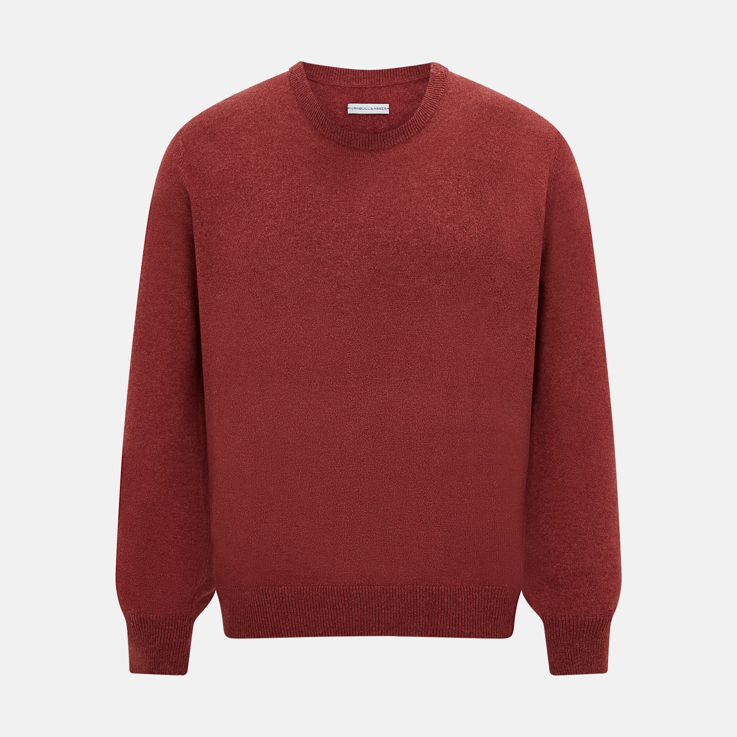 View 1 of product Crimson Red Cashmere Round Neck Jumper