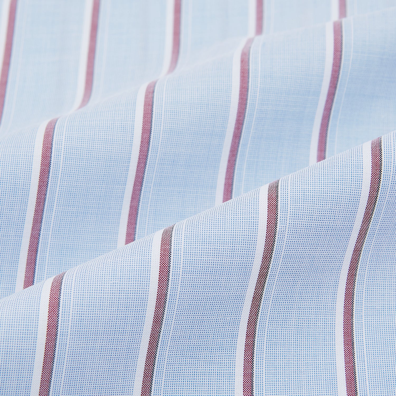 View 8 of product Blue and Burgundy Multi-Stripe Westminster Shirt