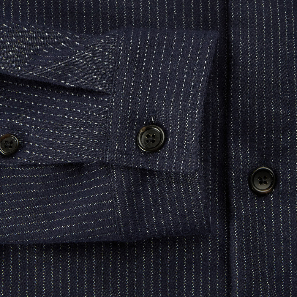 Navy Stripe Hampstead Overshirt