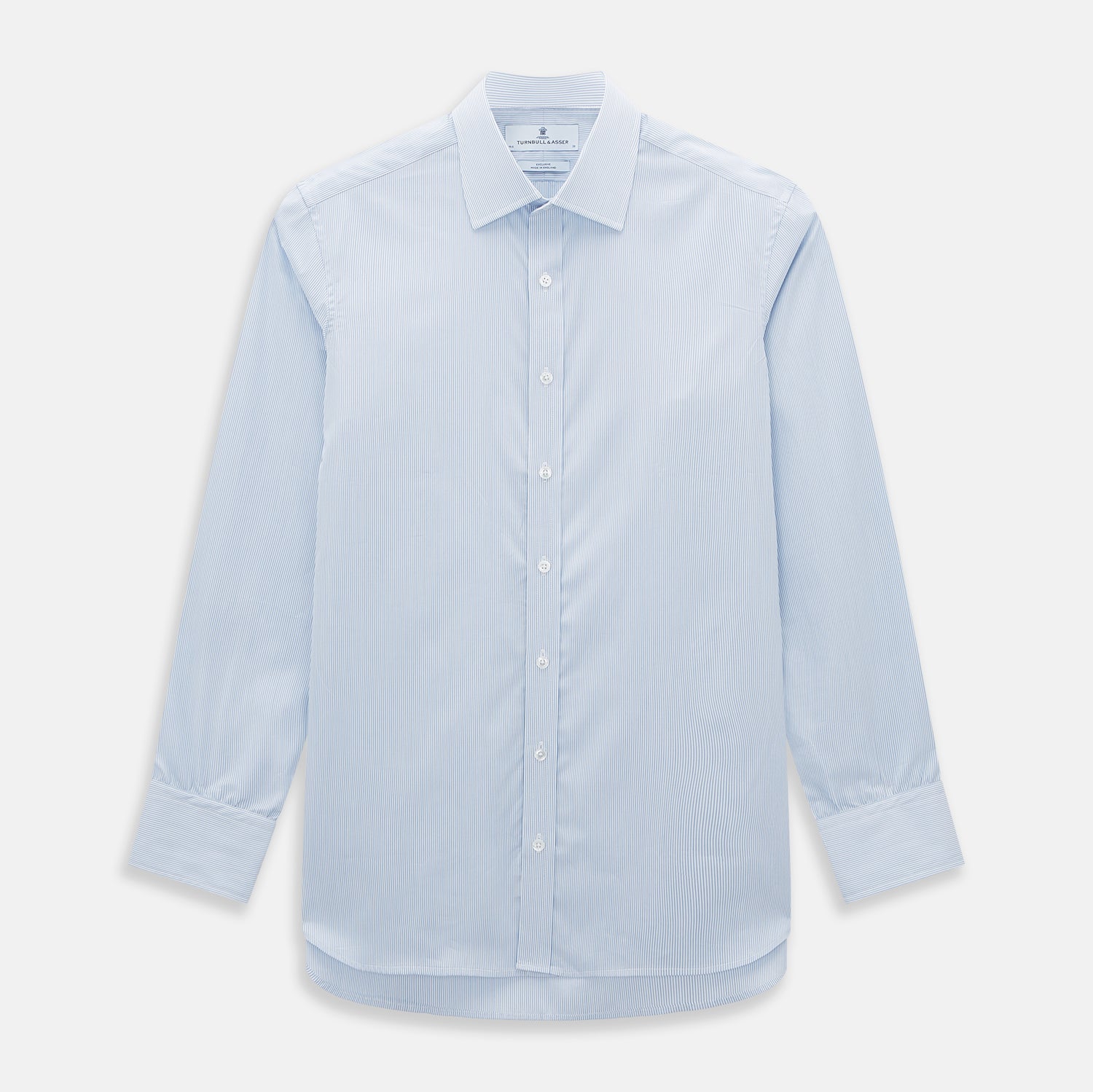 Image 1 of product Sky Blue Hairline Multi Stripe Mayfair Shirt