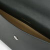 View 3 of product Forest Green Leather Snap-Fasten Pouch