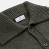 View 2 of product Green and Grey Cashmere Melange Lowry Cardigan