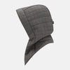 View 3 of product Shadow Grey Quilted Hood with Neck Warmer