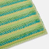View 2 of product Green, Yellow and Teal Rib-Jacquard Cashmere Knitted Scarf
