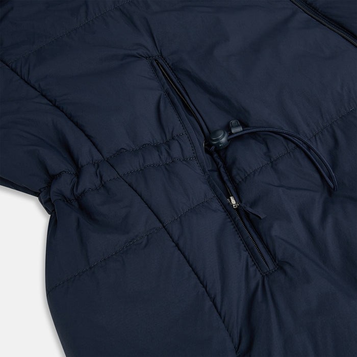 Navy John Arthur Trench Coat Image 7