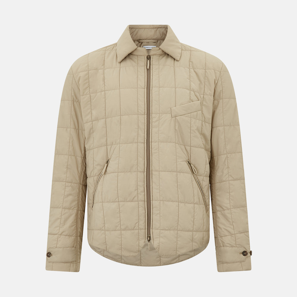 Battersea Sand Quilted Jacket