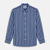 View 2 of product Navy Wide Stripe Cotton Fabric