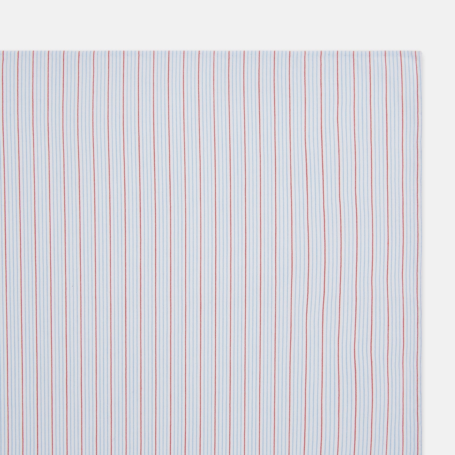 View 2 of product Hand Rolled Red Multi Pinstripe Handkerchief