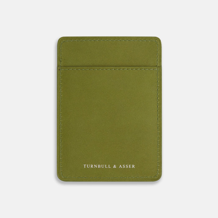 Moss Green Two-slot Card Case
