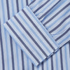 Pale Blue Multi Stripe Cotton Regular Fit Whitby Shirt