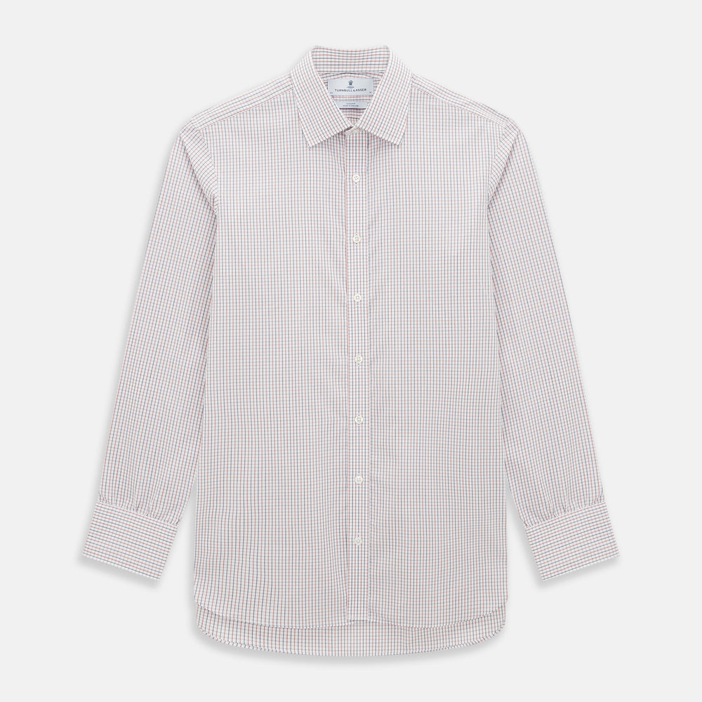 Red and Blue Multi Check Mayfair Shirt