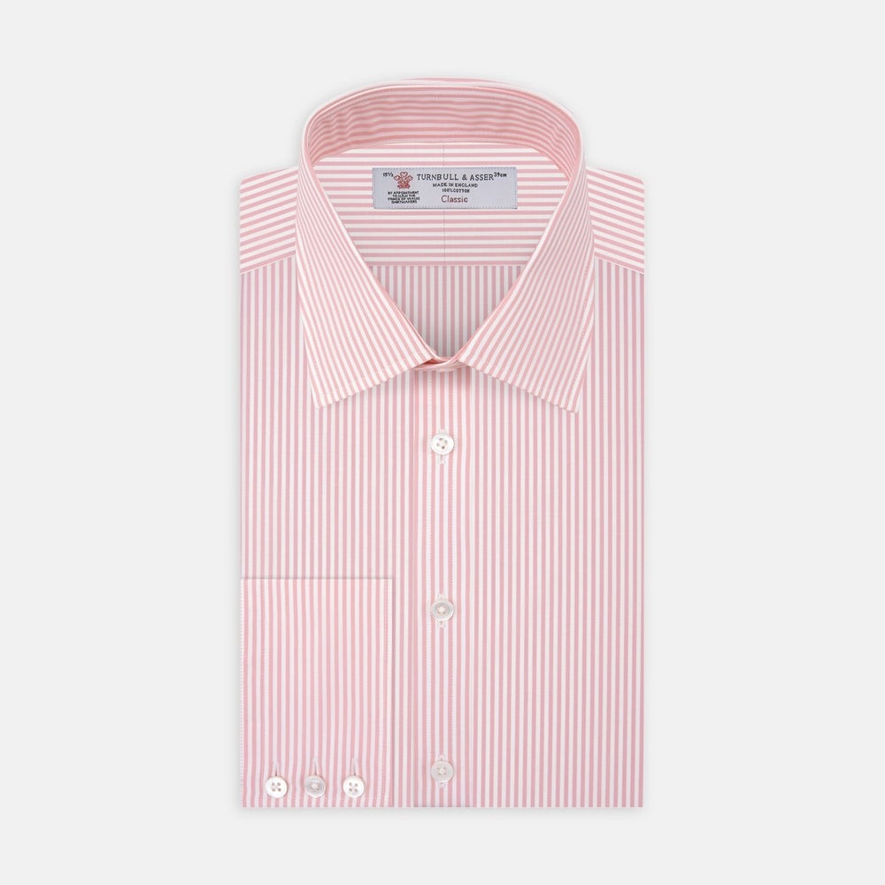 Pink Bengal Stripe Cotton Fabric