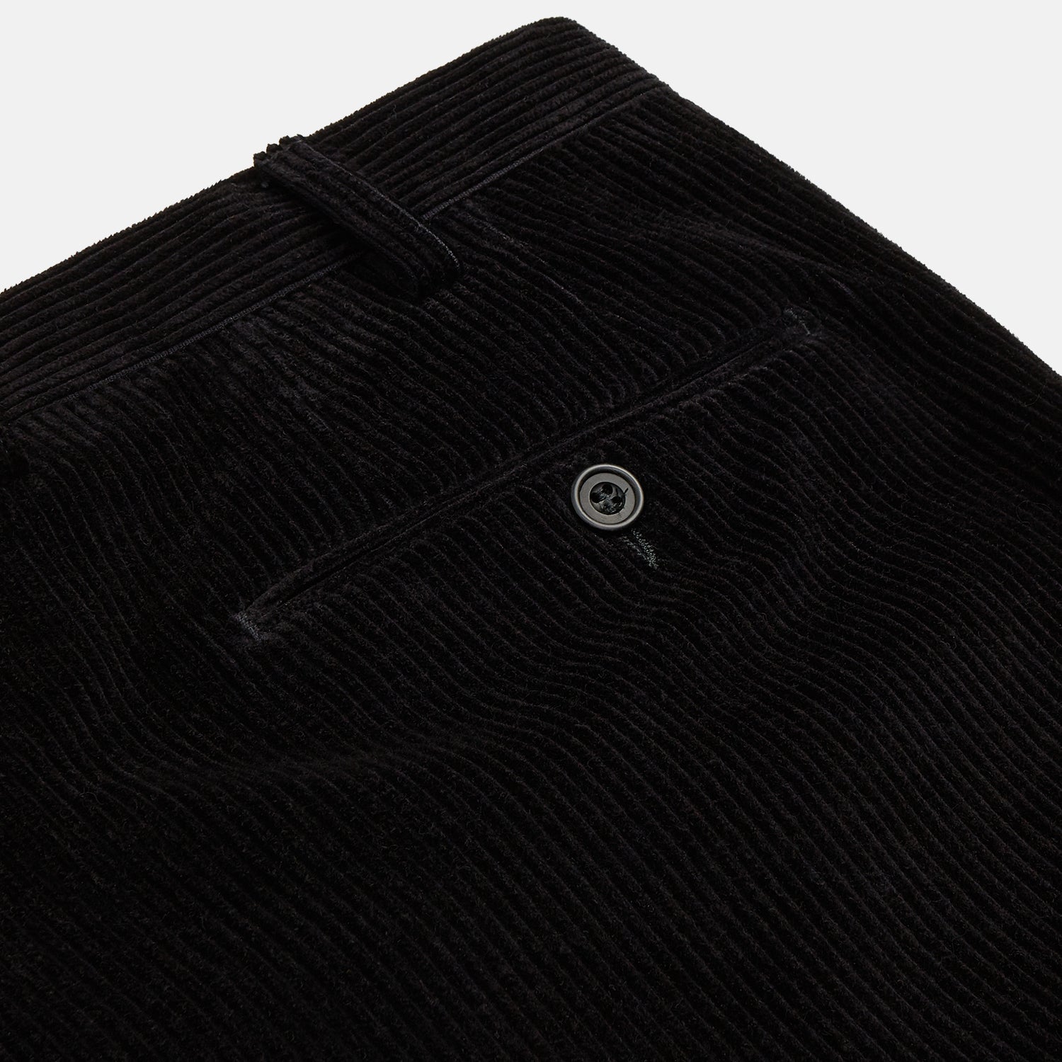 View 3 of product Black Cotton Cord Manson Trouser