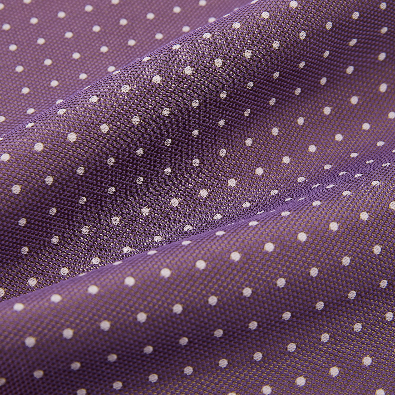 View 4 of product Lilac and Violet Micro Dot Silk Cravat
