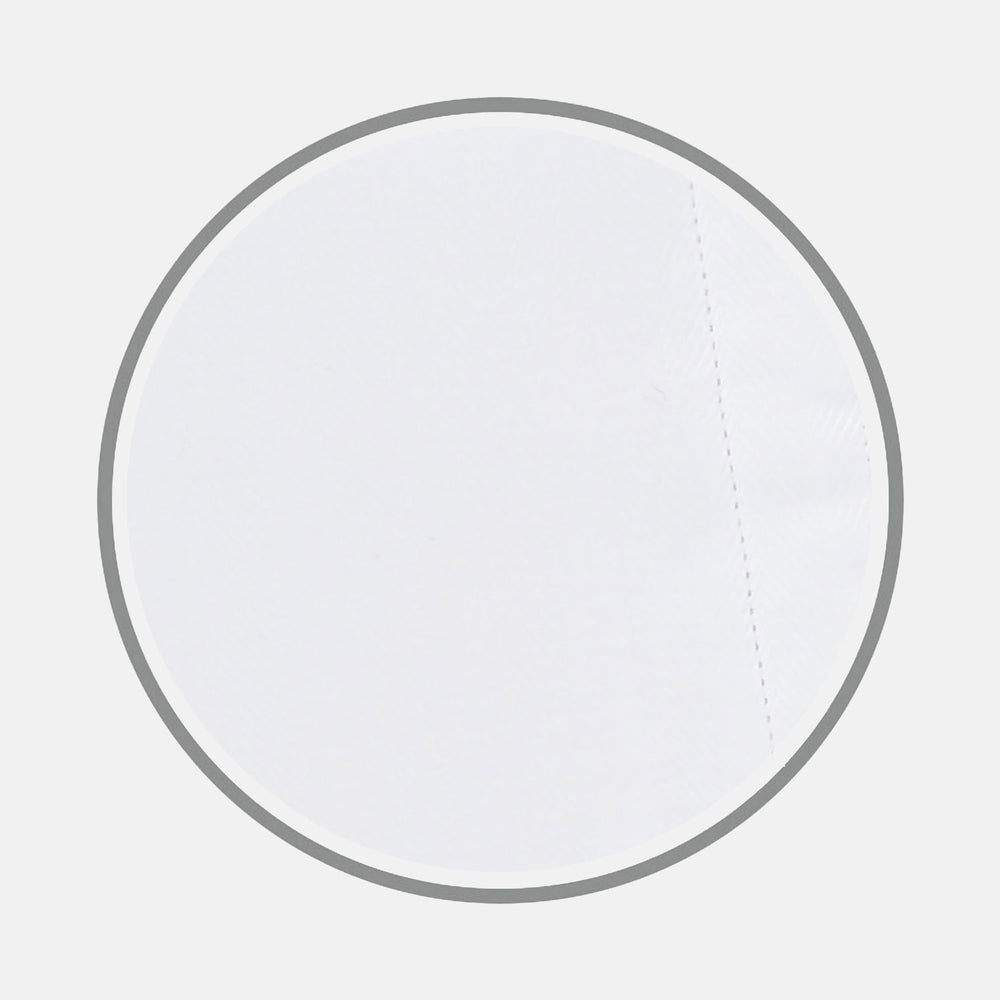 White Herringbone Sea Island Quality Cotton Fabric