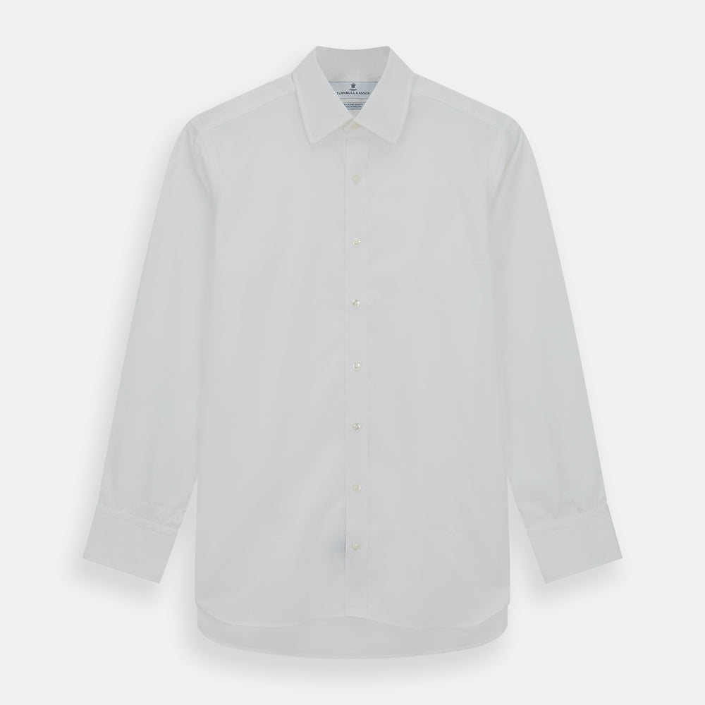 Turnbull & Asser Ready-to-Wear Dress Shirt - White Sea Island Quality Cotton