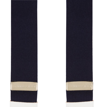 Navy Adjustable Felt Braces