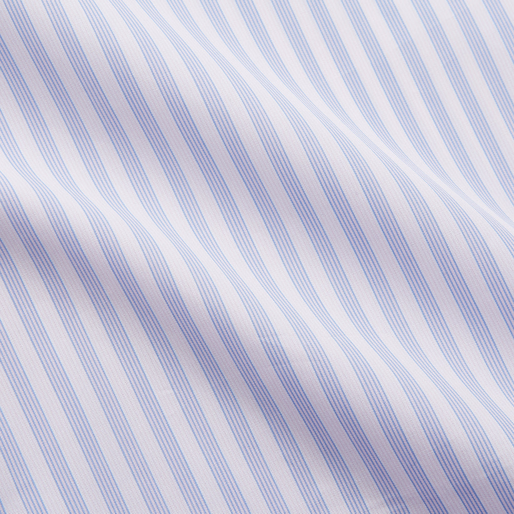 Lilac Stripe Cotton Regular Fit Mayfair Shirt