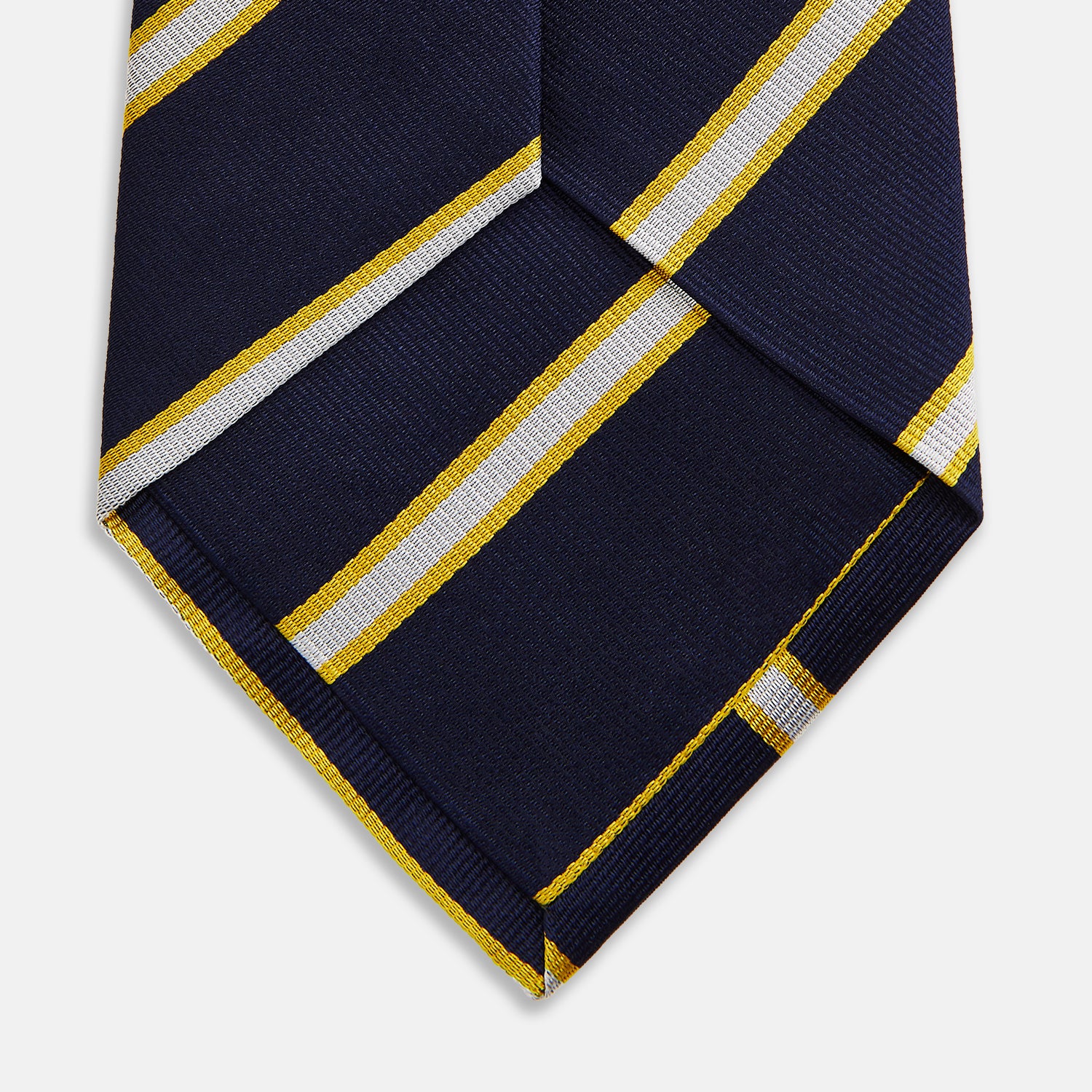 View 4 of product Yellow and White Blazer Silk Tie