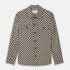 View 1 of product Black Gingham Check Wool Blend Somerset Overshirt