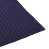 View 2 of product Navy Wide Rib Cashmere/Wool Scarf