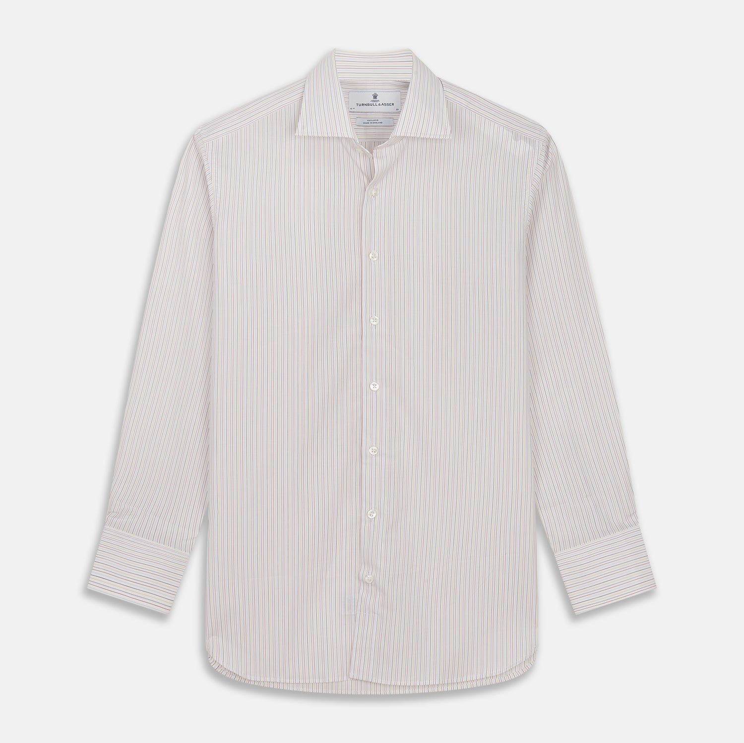 View 1 of product Red Multi Stripe Tailored Fit Shelton Shirt