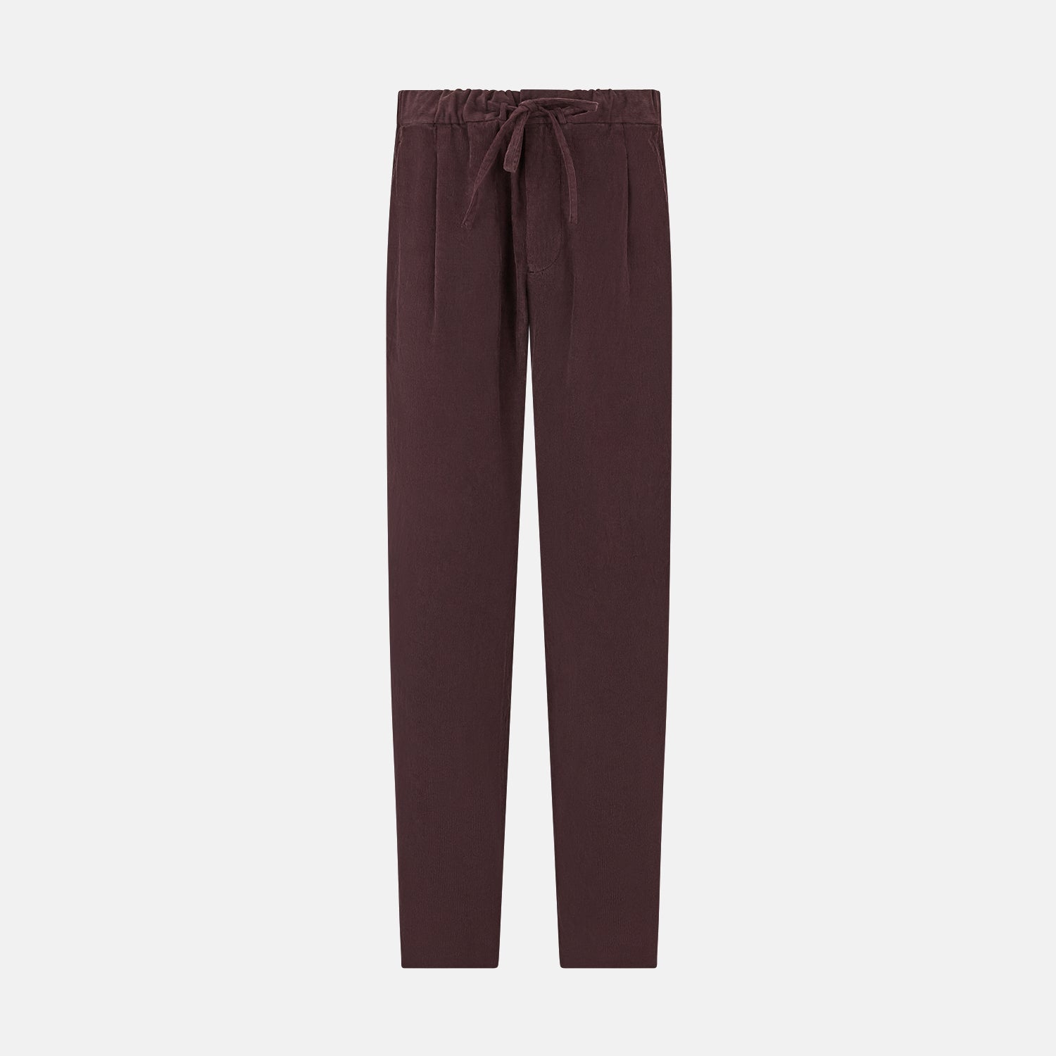 View 1 of product Burgundy Corduroy Miles Trousers