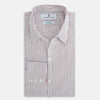 View 5 of product Red and midnight blue Tattersall Check Windsor Shirt