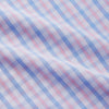 View 4 of product Red and Blue Multi Check Cotton RE-PURPOSE Mayfair shirt
