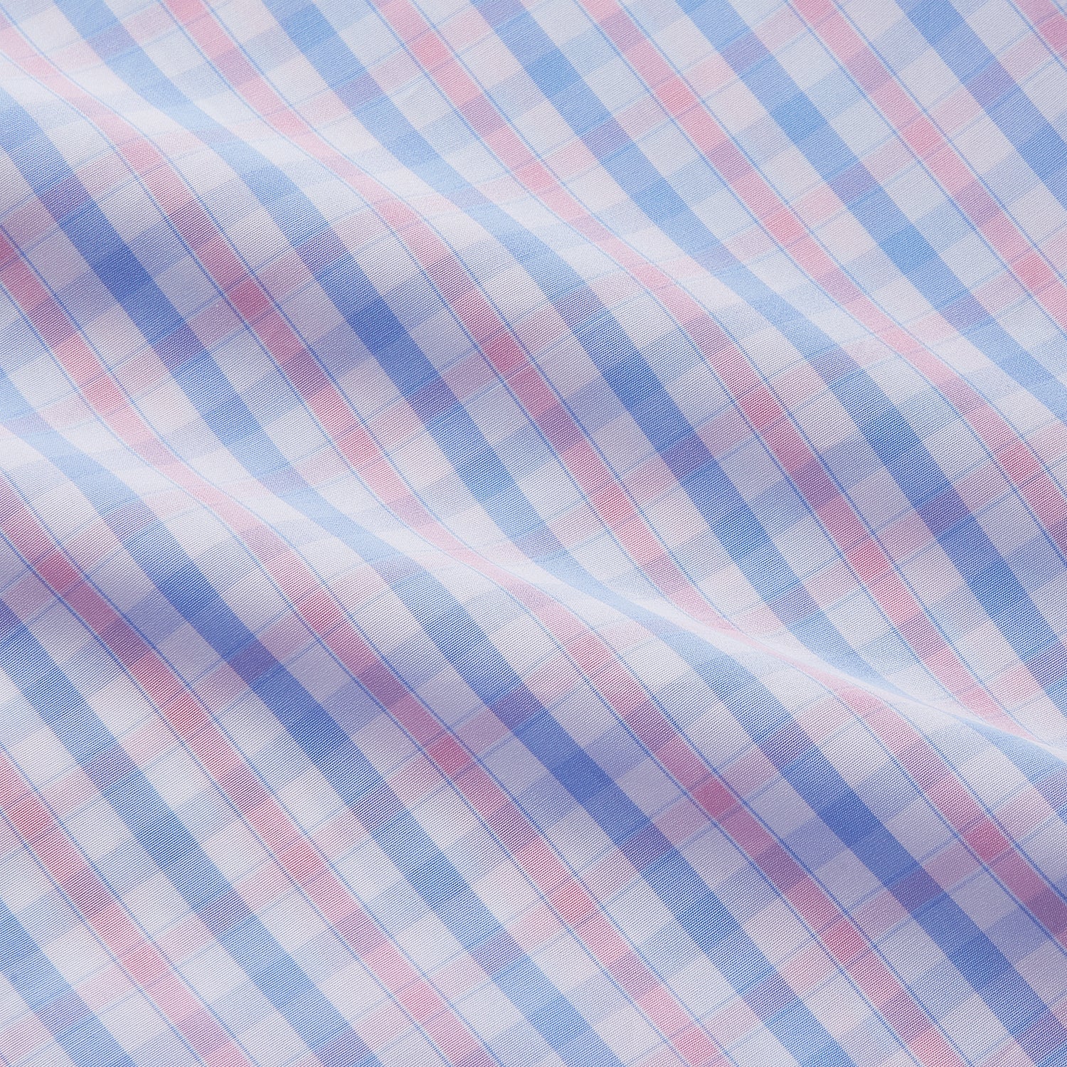 View 4 of product Red and Blue Multi Check Cotton RE-PURPOSE Mayfair shirt