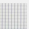 View 3 of product Dark Navy Double-Line Check Hand-Rolled Handkerchief