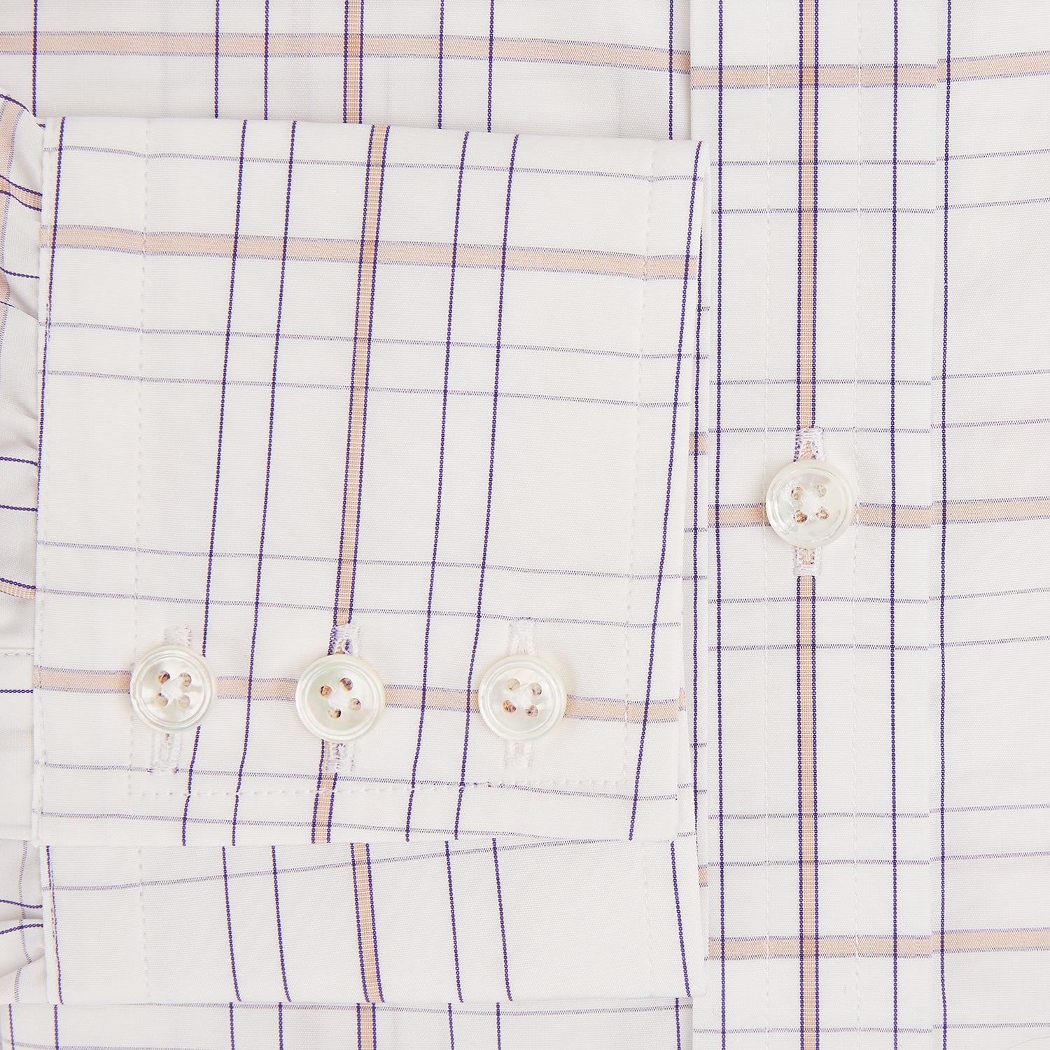View 4 of product Purple and Rose Multi Check Mayfair Shirt