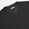 View 2 of product Charcoal Grey Merino V Neck Jumper