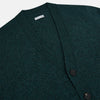 Green Melange Cashmere Cardigan